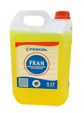 LIQUIDO REFRIGERANTE AMARILLO FERCOL FRAN LPU | 5 LITROS
