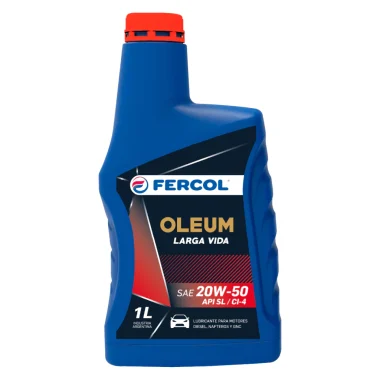ACEITE DE MOTOR FERCOL OLEUM LARGA VIDA 20W50